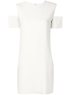 платье-шифт с вырезами на плечах Helmut Lang