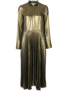 плиссированное платье металлик  Golden Goose Deluxe Brand
