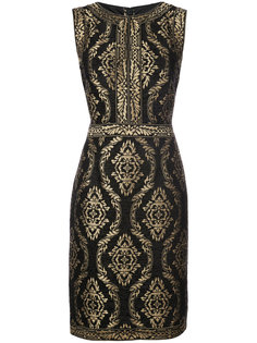 embroidered fitted dress Tadashi Shoji