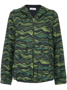 wave print hoodie Amir Slama