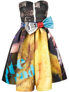 платье с принтом  Moschino