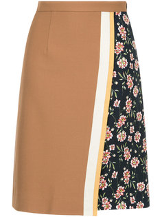 юбка А-образного силуэта с цветочной панелью Guild Prime