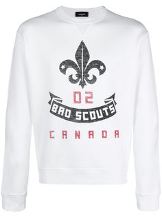 Bro Scouts crest print sweatshirt Dsquared2