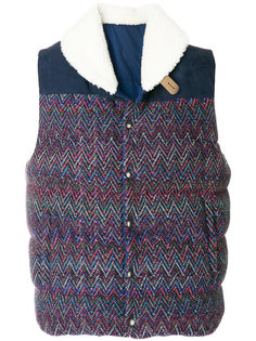 жилет с зигзагообразным узором Missoni