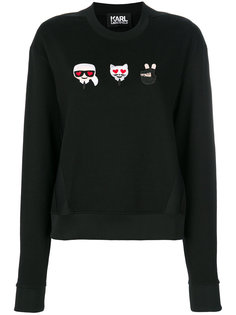 толстовка Emoji Karl &amp; Choupette Karl Lagerfeld