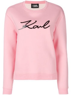 толстовка с логотипом Plexi Karl Karl Lagerfeld