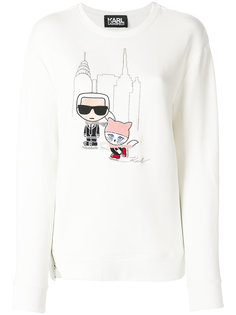 толстовка Karl &amp; Choupette Skating Karl Lagerfeld