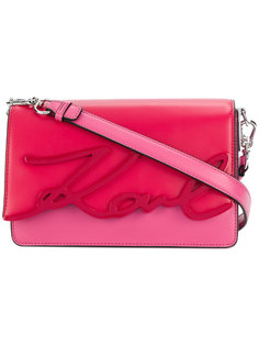сумка на плечо K/Signature Glaze Karl Lagerfeld
