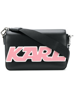 сумка на плечо с заплаткой с логотипом Karl Lagerfeld