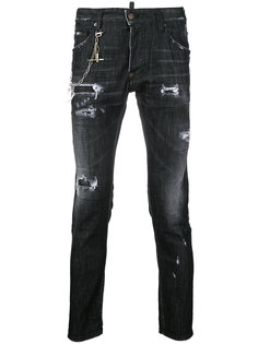джинсы Skater с потертой отделкой Dsquared2