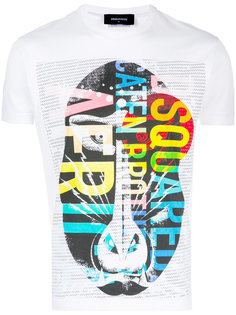 футболка с принтом Dsquared2