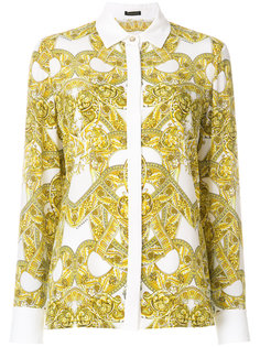 рубашка с фирменным принтом Versace