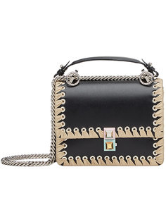 Kan I woven trim shoulder bag Fendi