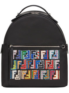рюкзак с принтом логотипа Fendi