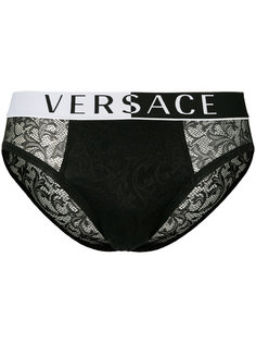 трусы с логотипом  Versace