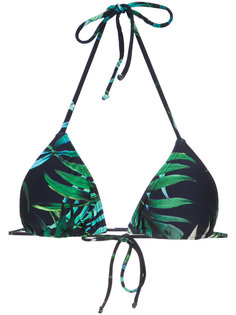 Lido tropical print bikini top Lygia &amp; Nanny