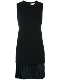 платье-шифт с плиссированным подолом Victoria Victoria Beckham