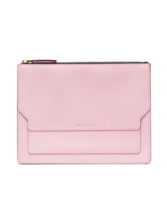 trunk leather clutch Marni