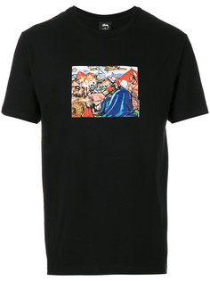 футболка с принтом Stussy