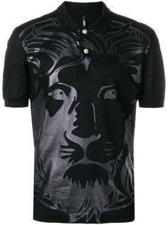 футболка-поло с принтом льва Versus