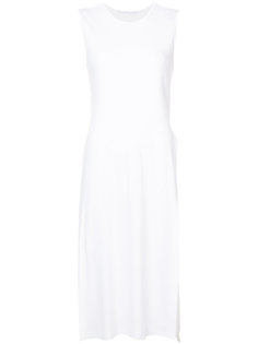 длинная майка с боковыми разрезами Rosetta Getty