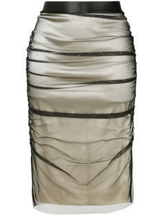многослойная юбка-карандаш  Tom Ford