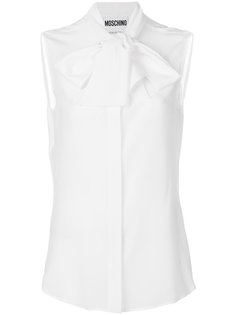 блузка с завязками на шее Moschino