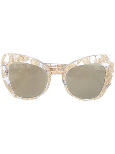 солнцезащитные очки с оправой "кошачий глаз" Dolce &amp; Gabbana Eyewear