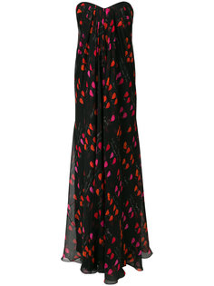 strapless evening dress Alexander McQueen