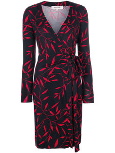 платье с запахом и растительным принтом Dvf Diane Von Furstenberg