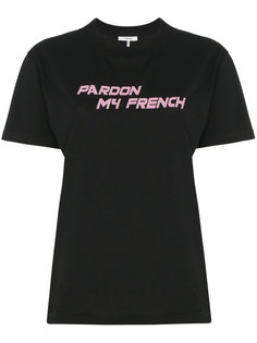 harway printed cotton t shirt Ganni