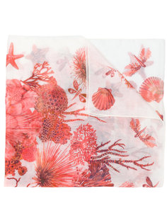 шарф sea creature Roberto Cavalli