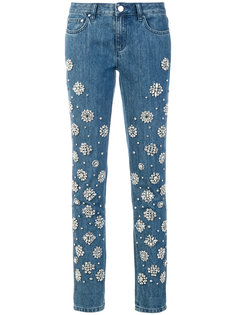 джинсы с украшением из кристаллов Michael Michael Kors
