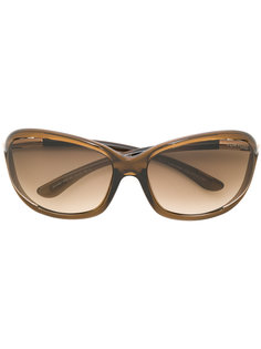 массивные солнцезащитные очки Tom Ford Eyewear