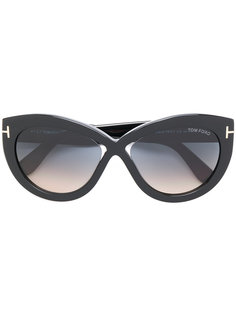 солнцезащитные очки с массивной оправой Tom Ford Eyewear