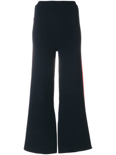 широкие брюки с полоской по бокам Stella McCartney