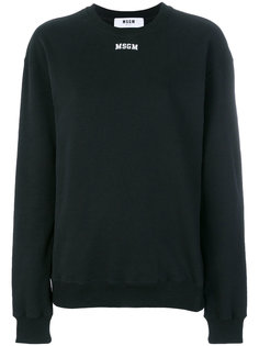 толстовка с логотипом MSGM