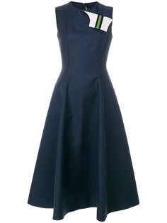 расклешенное платье с контрастной панелью Calvin Klein 205W39nyc