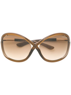 солнцезащитные очки с массивной оправой Tom Ford Eyewear