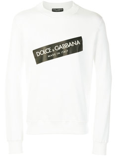 толстовка с принтом-логотипом  Dolce &amp; Gabbana