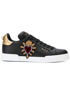 кроссовки с аппликацией Dolce &amp; Gabbana