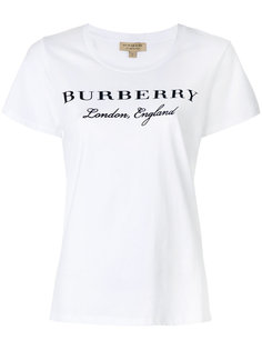 футболка с логотипом  Burberry