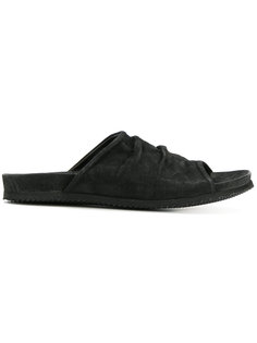 creased open-toe sandals The Last Conspiracy