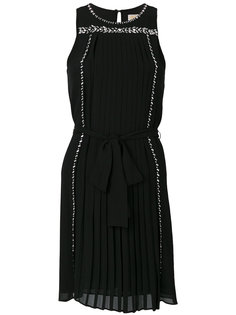 декорированное плиссированное платье Michael Michael Kors