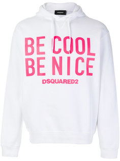 толстовка Be Cool Be Nice Dsquared2