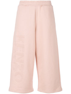 кюлоты с вышитым логотипом Kenzo