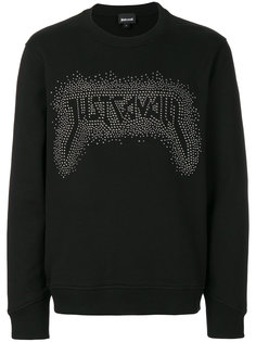 толстовка с принтом логотипа Just Cavalli