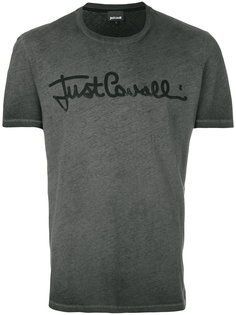 футболка с принтом логотипа Just Cavalli