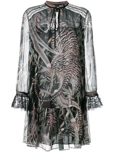 платье с принтом тигра Just Cavalli