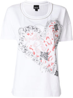 футболка с сердцем Just Cavalli